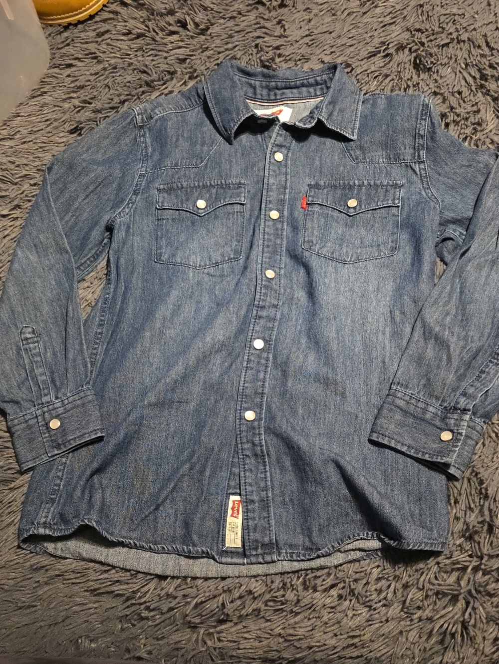 Levi's Denim Shirt in Faded Blue